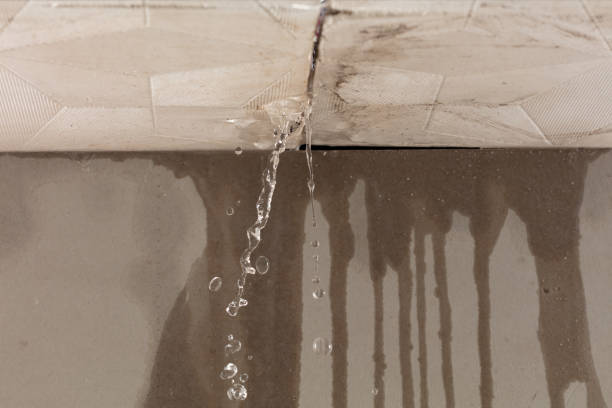 Professional Burst Pipe Cleanup technician working in McDade, TX